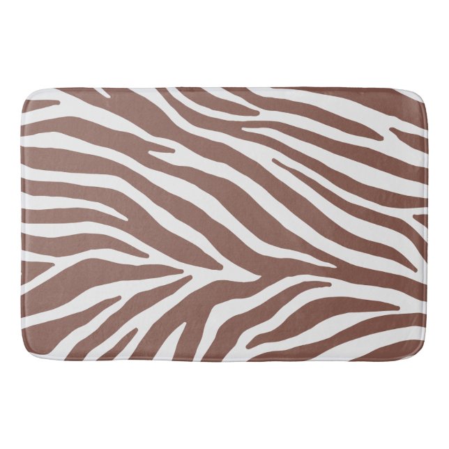 Tapis De Bain Motif rayures de zèbre (Devant)