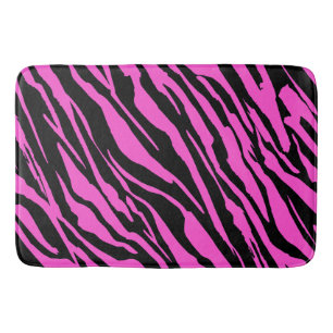 Tapis De Bain Motif rayures de zèbre féminin