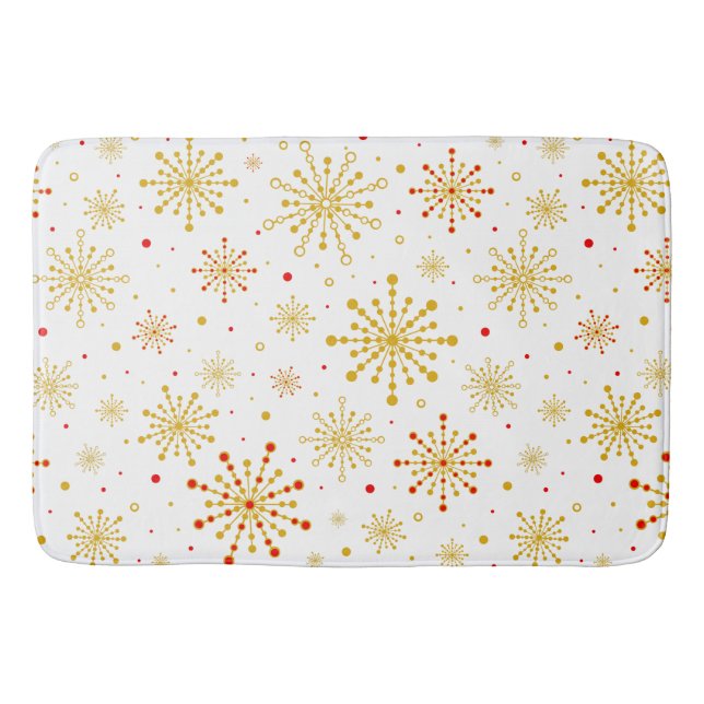 Tapis De Bain Motif rétro atomique de style moderne du milieu du (Devant)
