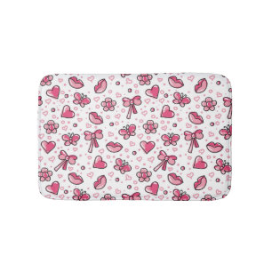 Tapis De Bain motif romantique