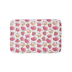 Tapis De Bain motif romantique de nourriture