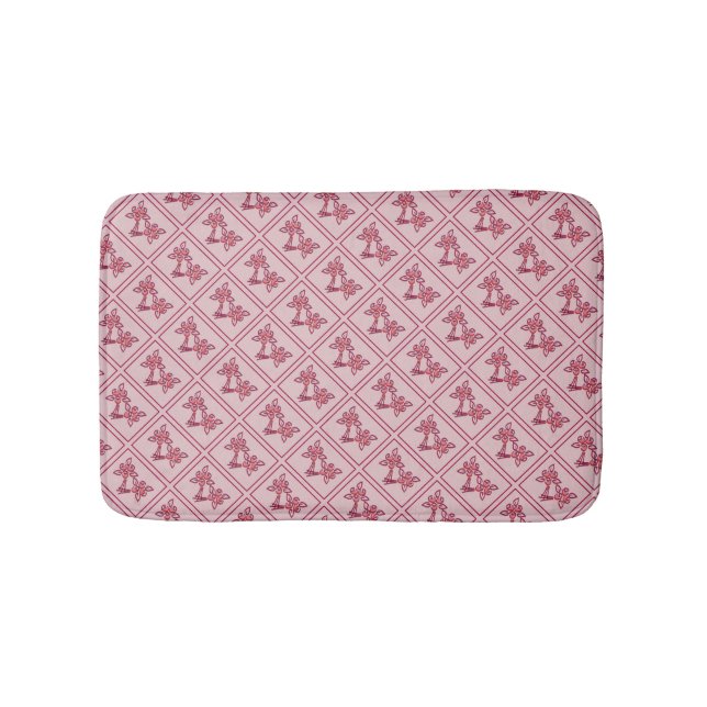 Tapis De Bain Motif rose (Devant)