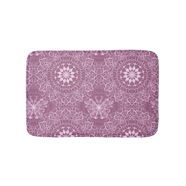 Tapis De Bain Motif rose vintage (Devant)
