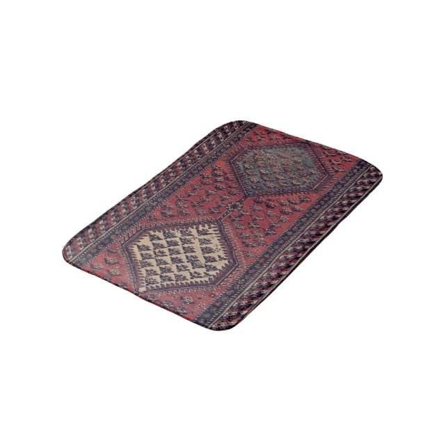 Tapis De Bain Motif rouge oriental no2 bain mat (Angle)