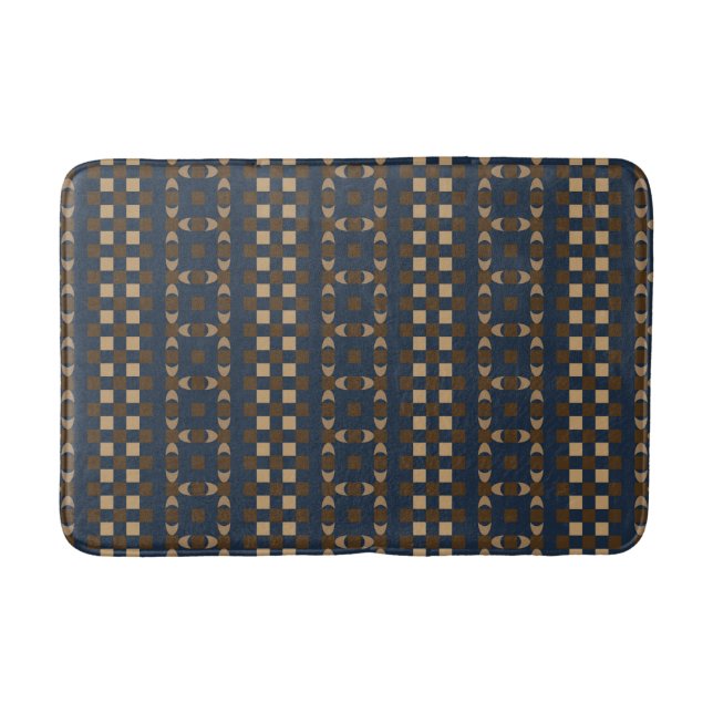 Tapis de bain motif Sable de minuit  (Devant)