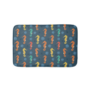 Tapis De Bain Motif Seahorse
