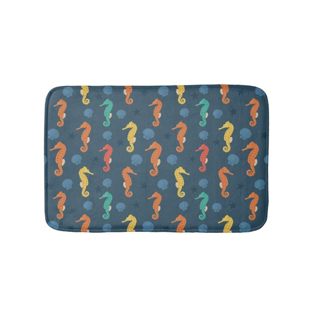 Tapis De Bain Motif Seahorse (Devant)