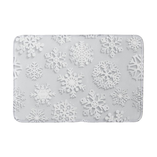Tapis De Bain Motif Snowflake (Devant)
