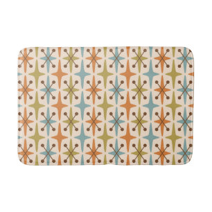 Tapis De Bain Motif Starburst moderne du milieu du siècle