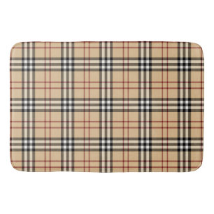 Tapis De Bain Motif Tartan Écossais