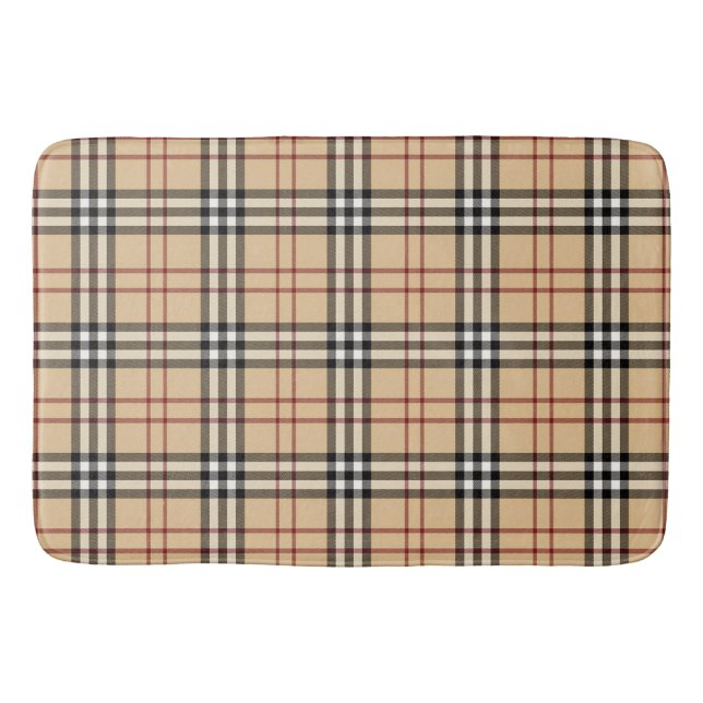 Tapis De Bain Motif Tartan Écossais     (Devant)