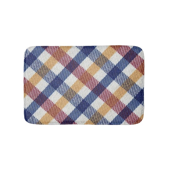 Tapis De Bain Motif Tartan multicolore (Devant)