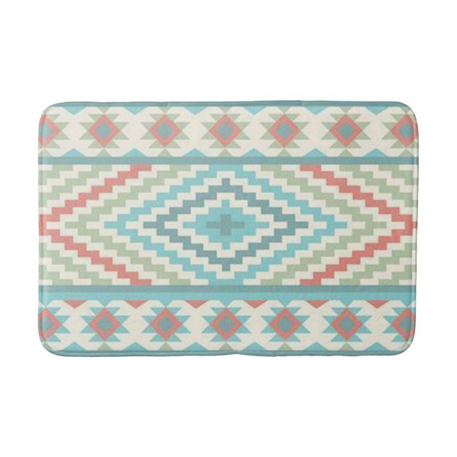 Tapis De Bain Motif tribal de Bath Mat/Aztec (Devant)