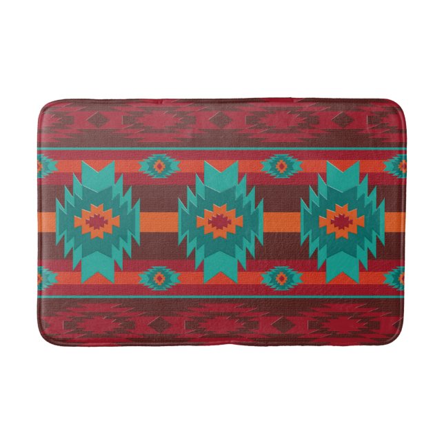 Tapis De Bain Motif tribal du sud-ouest (Devant)