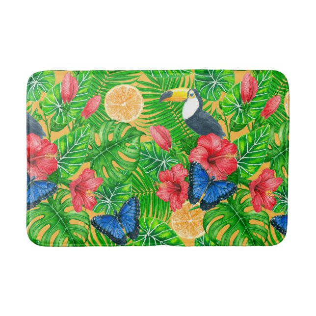 Tapis De Bain Motif tropical (Devant)