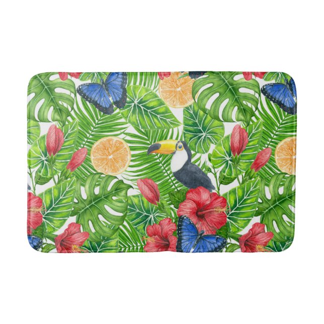 Tapis De Bain Motif tropical (Devant)