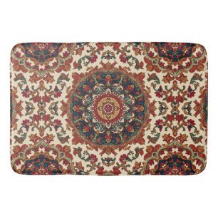 Tapis De Bain Motif Turc Oriental Perse Antique Vintage
