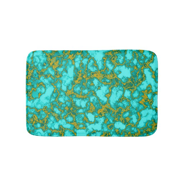 Tapis De Bain Motif turquoise (Devant)