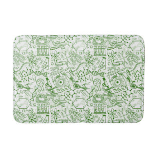 Tapis De Bain Motif vert de biologie