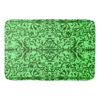 Tapis De Bain Motif victorien vert