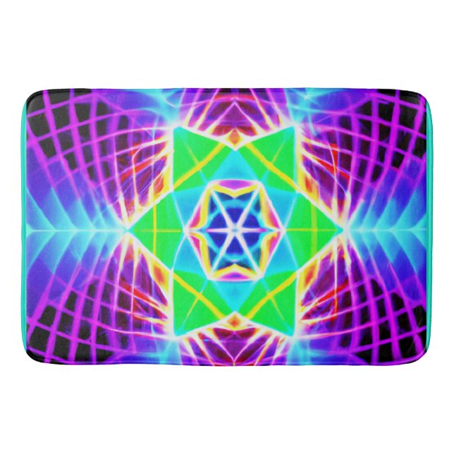 Tapis De Bain Motif vif coloré (Devant)