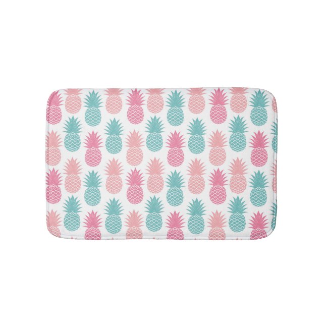 Tapis De Bain Motif Vintage à l'ananas (Devant)