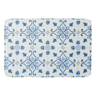 Tapis De Bain Motif Vintage du carrelage portugais Azulejo