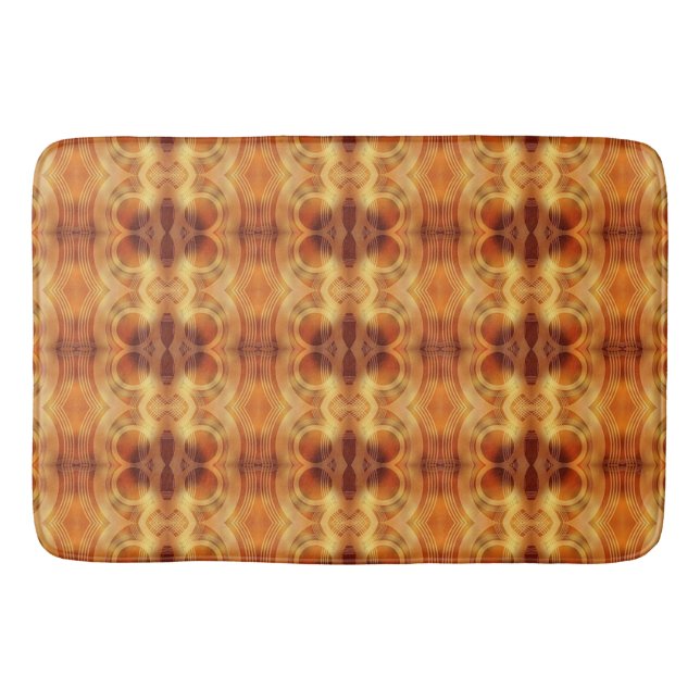 Tapis De Bain Motifs de défilement de styles classiques  (Devant)