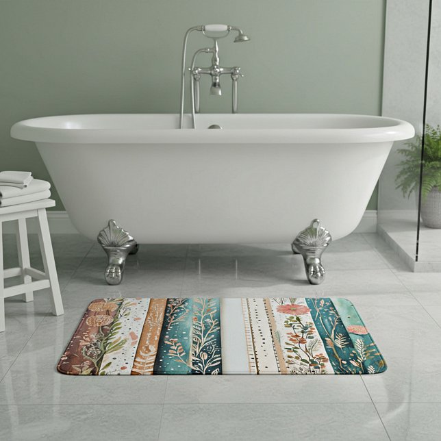 Tapis De Bain Motifs mixtes shabby chic (Créateur téléchargé)