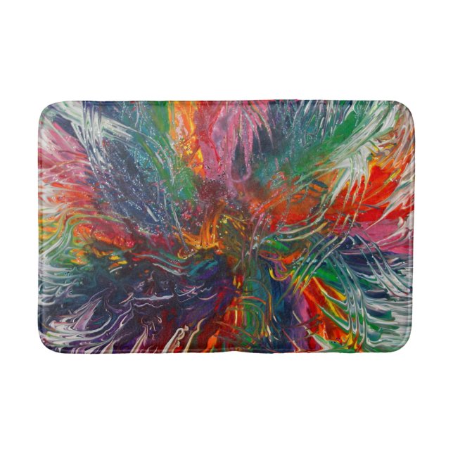 Tapis De Bain Moulin à vent du spectre de couleur (Devant)