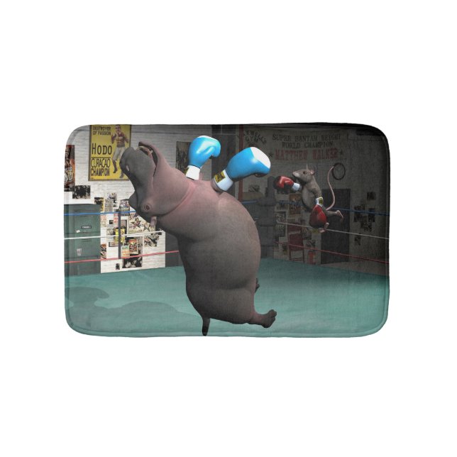 Tapis De Bain Mouse Beats Hippo KO (Devant)