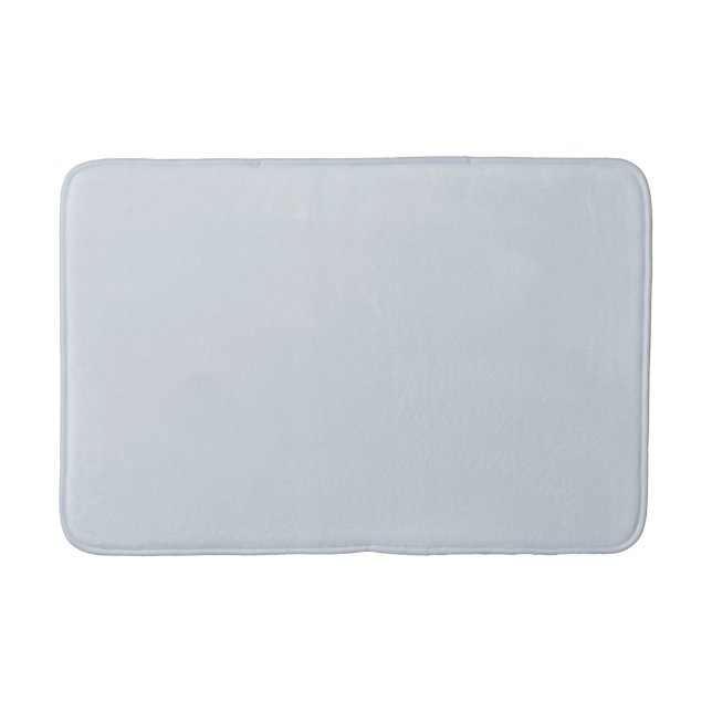 Tapis de bain moyen bleu glace classique (Devant)