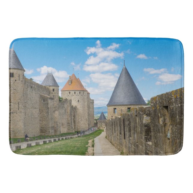 Tapis De Bain Murs médiévaux de Carcassonne (Devant)