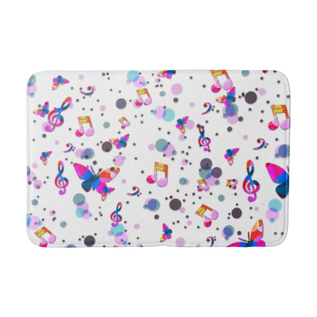 Tapis De Bain Musique Danse Arc-en-ciel (Devant)
