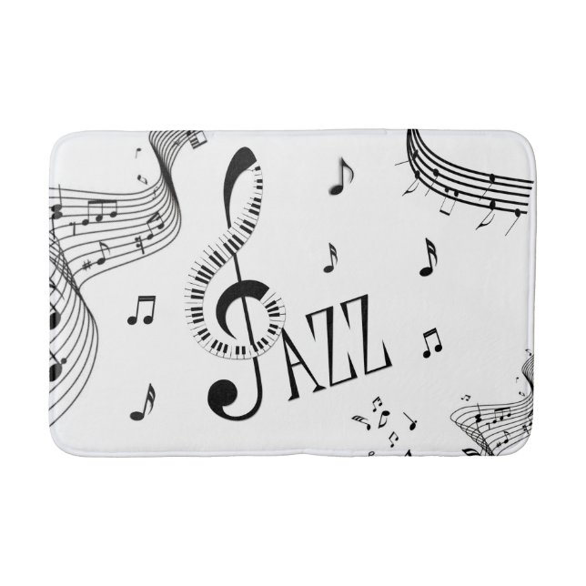 Tapis De Bain Musique de jazz cool (Devant)