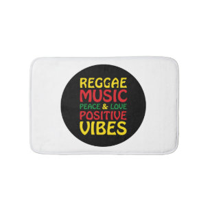 Tapis De Bain Musique reggae avec des paroles positives