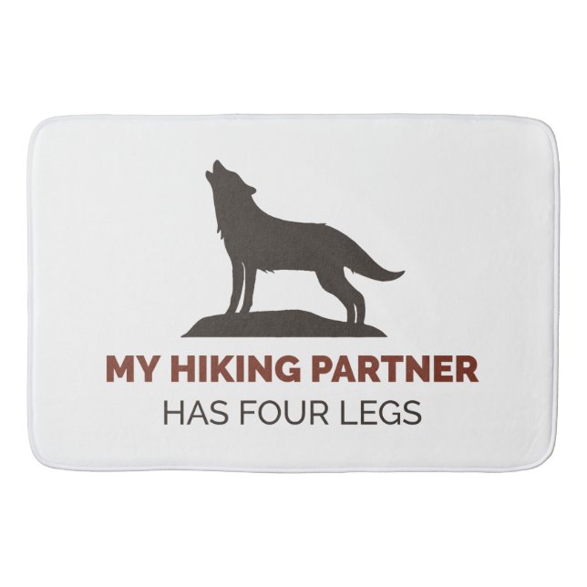 Tapis De Bain My Hiking Partner Has Four Legs (Devant)