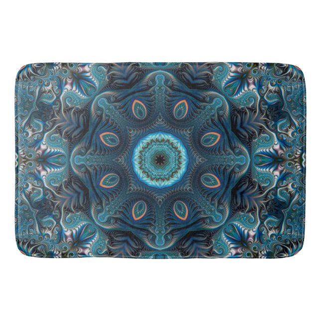 Tapis De Bain Mysterious space mandala (Devant)