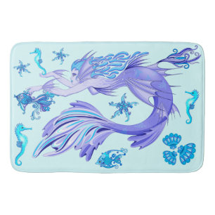 Tapis De Bain Mystic Fairy Purple Créature Carreaux en céramique