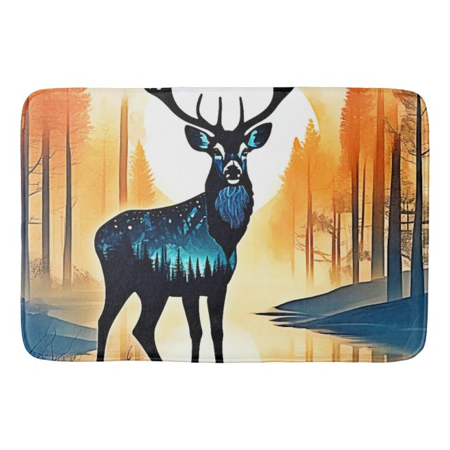 Tapis De Bain Mystical Forest Deer (Devant)