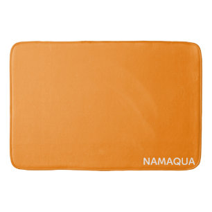 Tapis De Bain Namaqua orange nom de la couleur