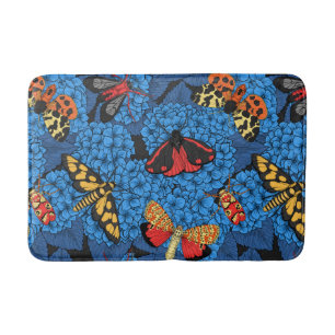 Tapis De Bain Nappes phréatiques bleu hydrangée