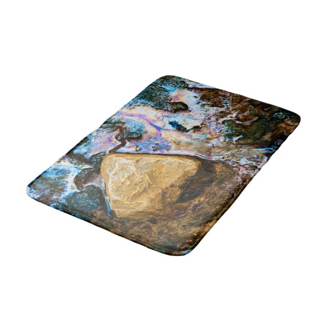 Tapis De Bain natte de bain d'eau douce nature abstraite (Angle)