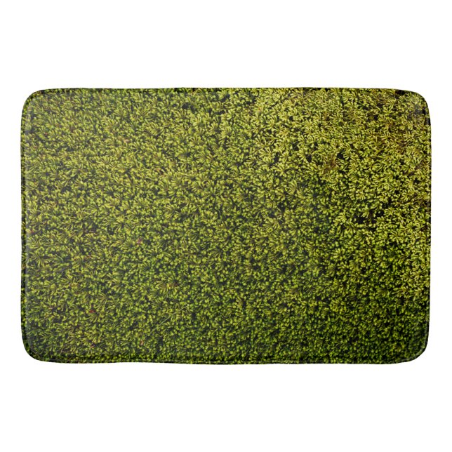 Tapis De Bain Nature de la photo de la mousse verte (Devant)