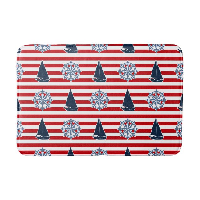 Tapis De Bain Nautical design (Devant)