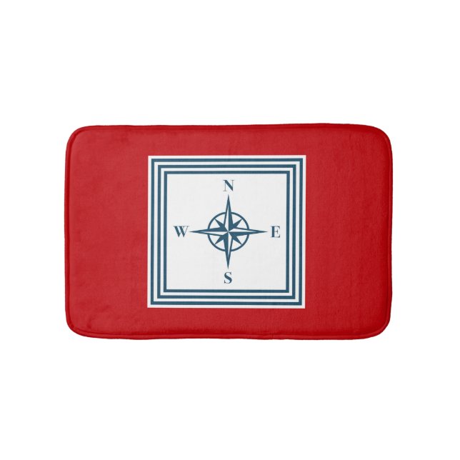Tapis De Bain Nautical themed design (Devant)