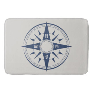 Tapis de bain nautiques de boussole