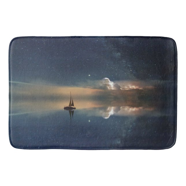Tapis De Bain Naviguer loin vers les nuages  (Devant)