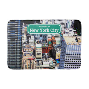 Tapis De Bain New York City coloré moderne
