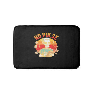 Tapis De Bain No Pulse Skeleton Nurse Funny Médicale Halloween P